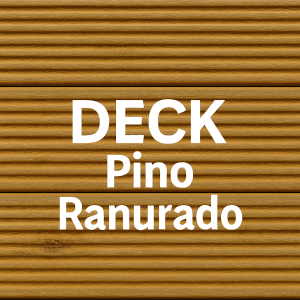 Deck pino CCA ranurado 6x1x3.30